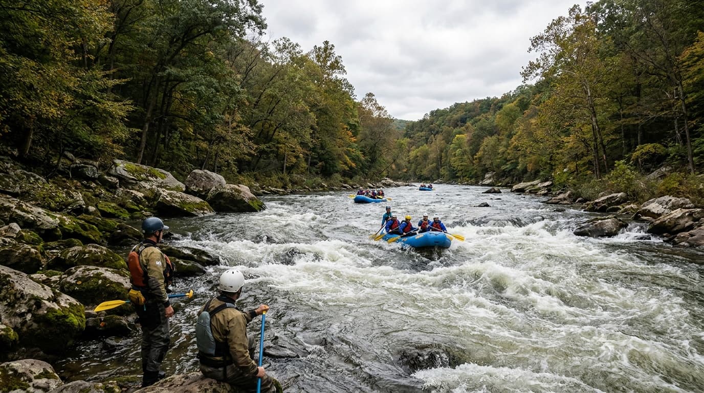 Whitewater on the Youghiogheny River through Ohiopyle