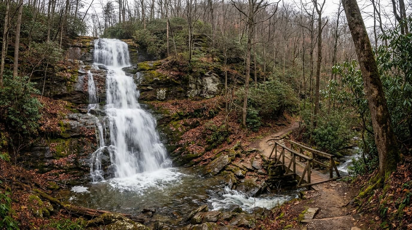 Muddy Creek Falls, the highest free-falling waterfall in Maryland