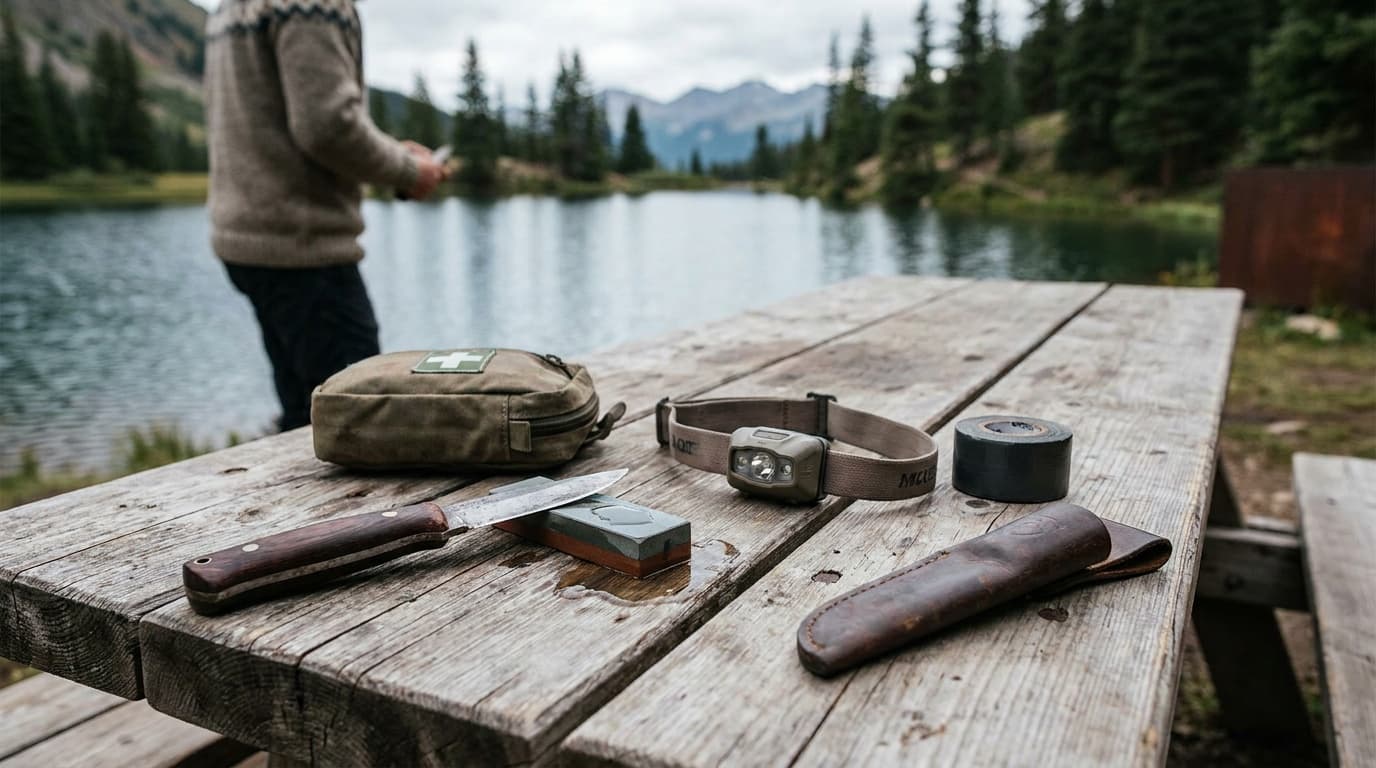 How to sharpen a camping knife