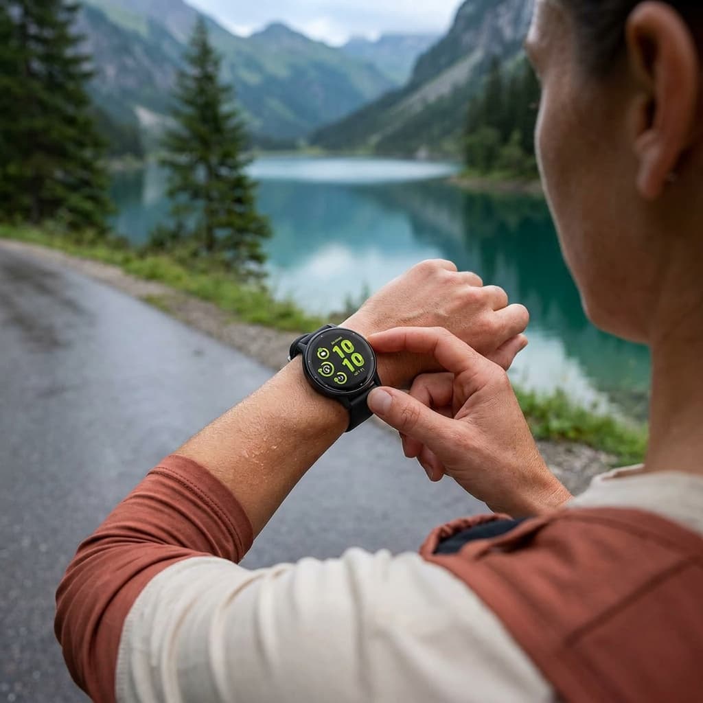 Garmin Vivoactive 5 in use