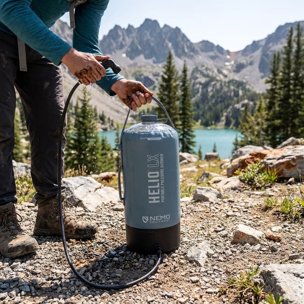 NEMO Helio LX Portable Pressure Shower 22L