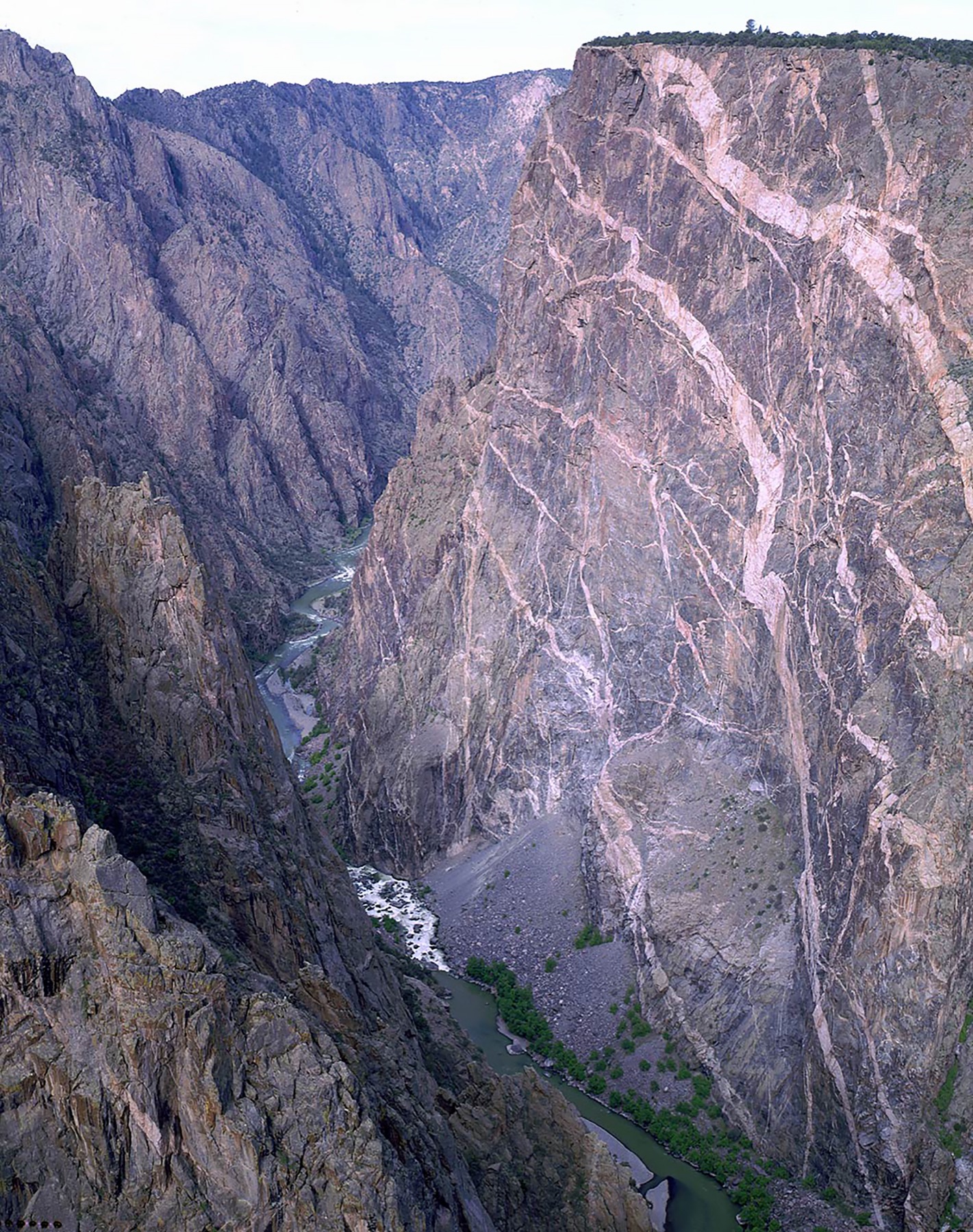 Painted Wall with the Gunnison River far below