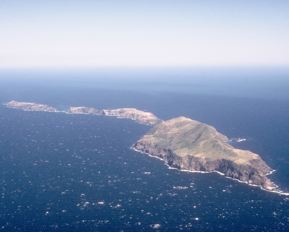 Anacapa Island viewed from the air