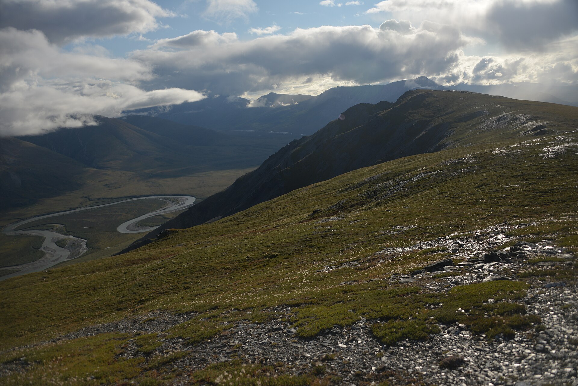 Open tundra and mountain country near the Noatak River headwaters