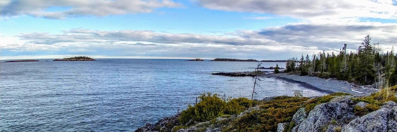 Scoville Point reaching into Lake Superior
