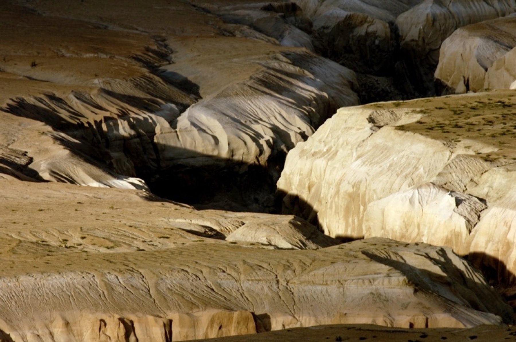 Canyons carved into the ash of the Valley of Ten Thousand Smokes