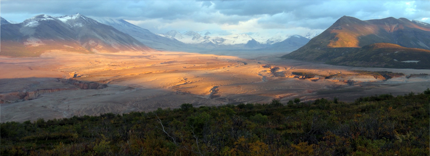 Sunset in the Valley of Ten Thousand Smokes