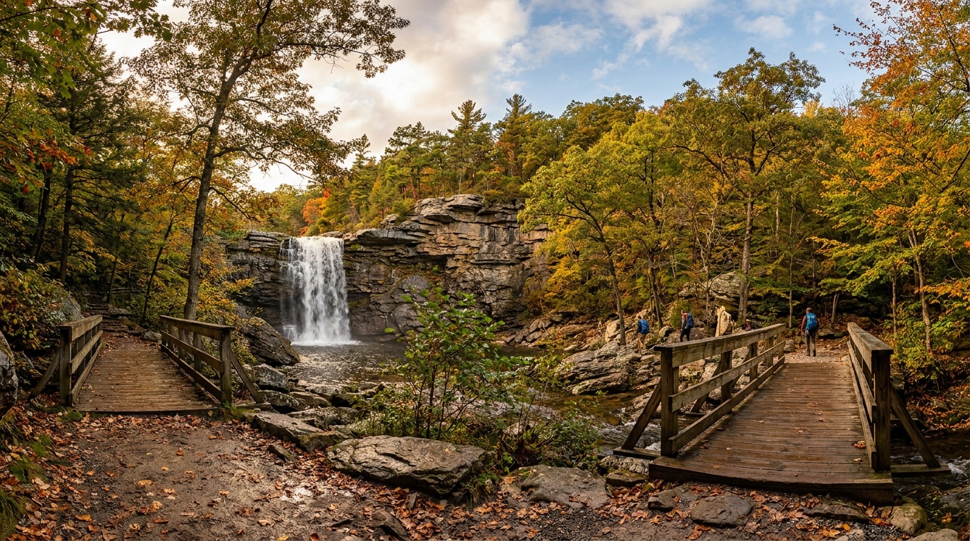 Awosting Falls in Minnewaska State Park Preserve