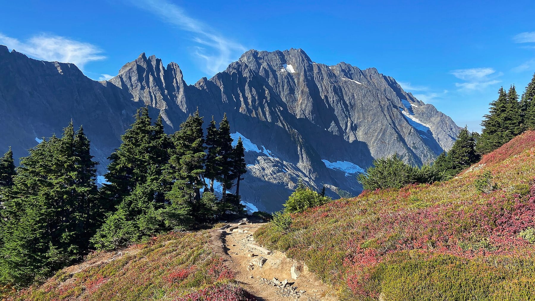 Sahale Arm and Cascade Pass in the North Cascades