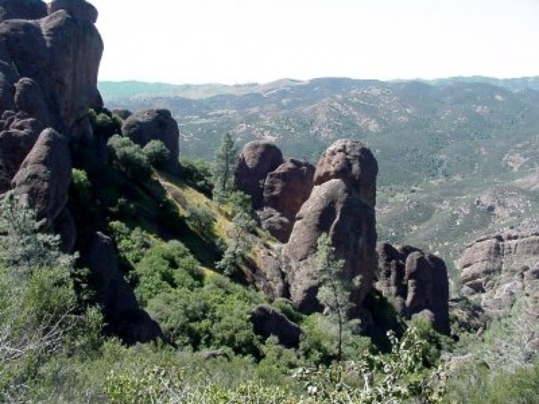 Rock formations in the High Peaks of Pinnacles