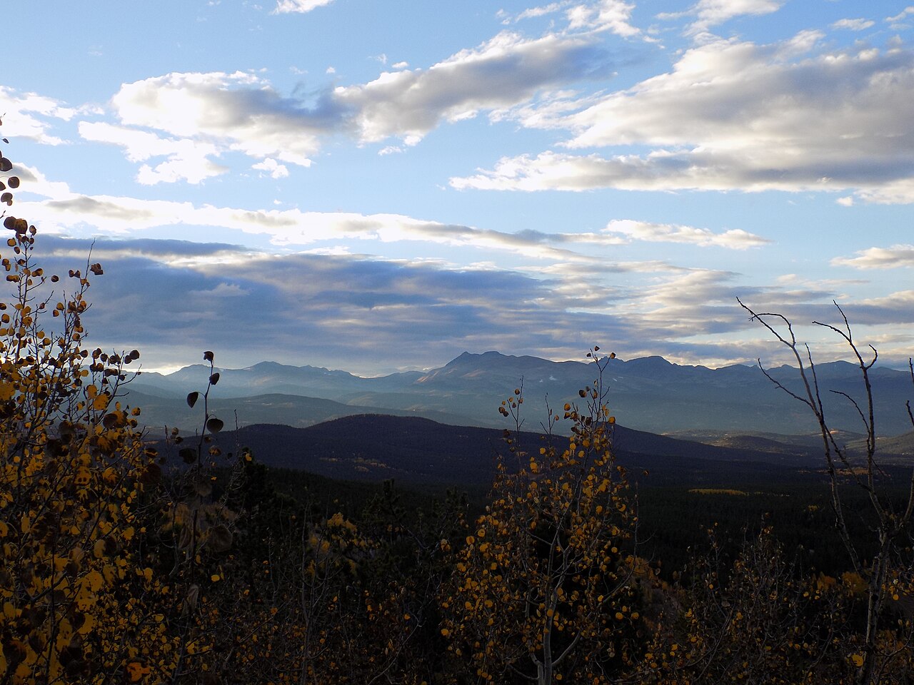 Panorama Point view in Golden Gate Canyon State Park