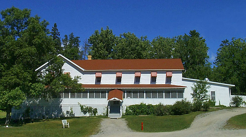 The historic Kettle Falls Hotel near the Minnesota and Canada border waters