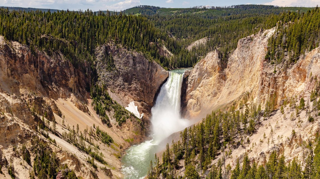 Lower Falls in the Grand Canyon of the Yellowstone