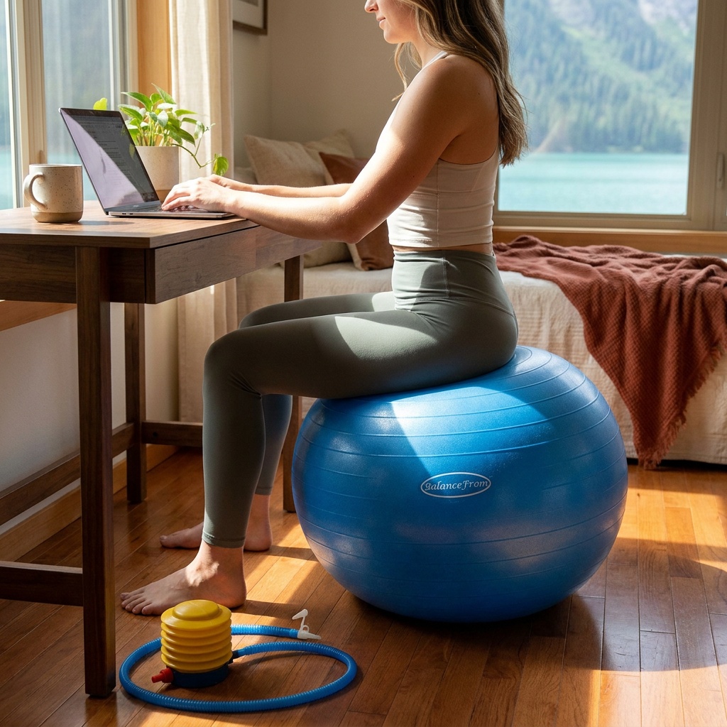 BalanceFrom Anti-Burst Fitness Ball