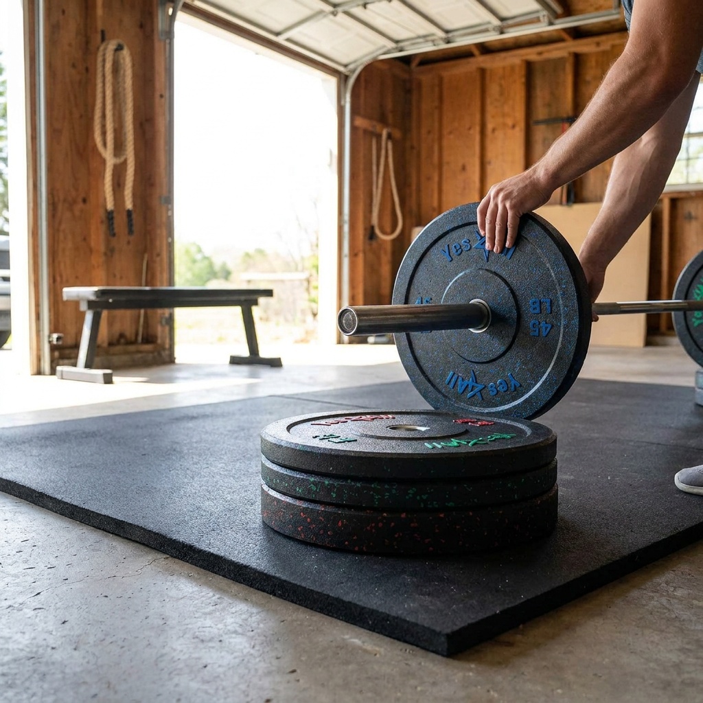 BalanceFrom Color Coded Olympic Bumper Plates