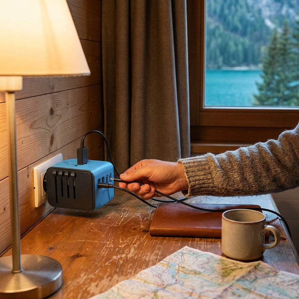 Ceptics Travel Power Strip PS-2U+