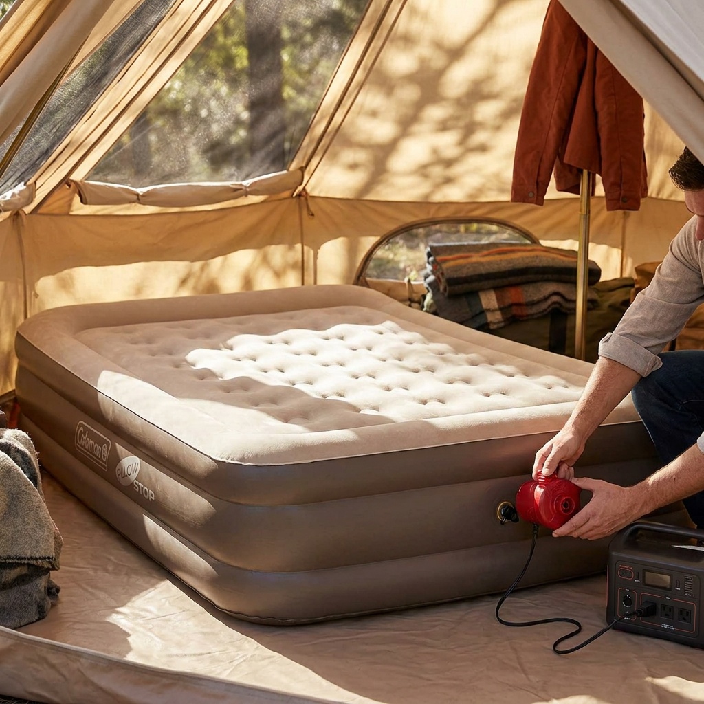 Coleman SupportRest Plus PillowStop Double-High Airbed (Queen)