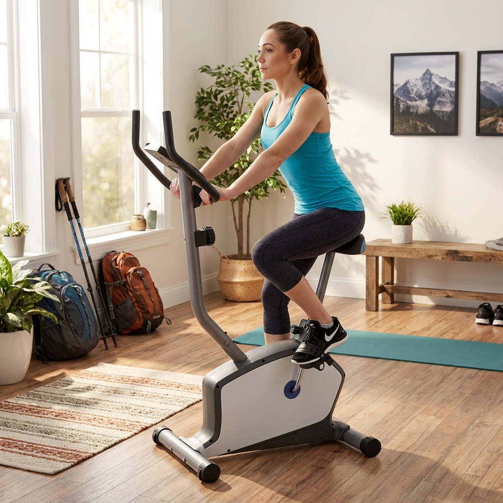 Marcy NS-1201U Magnetic Upright Exercise Bike