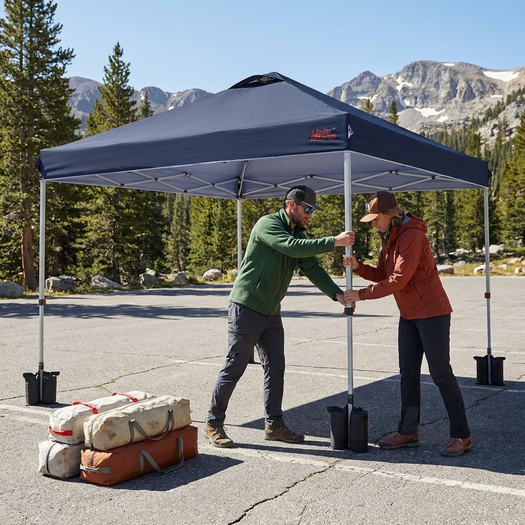 MASTERCANOPY Durable 10x10 Pop-Up Canopy Tent