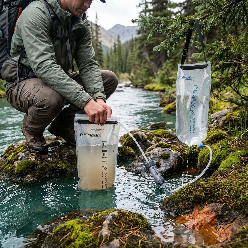 Platypus GravityWorks 4L Group Camping Water Filter System
