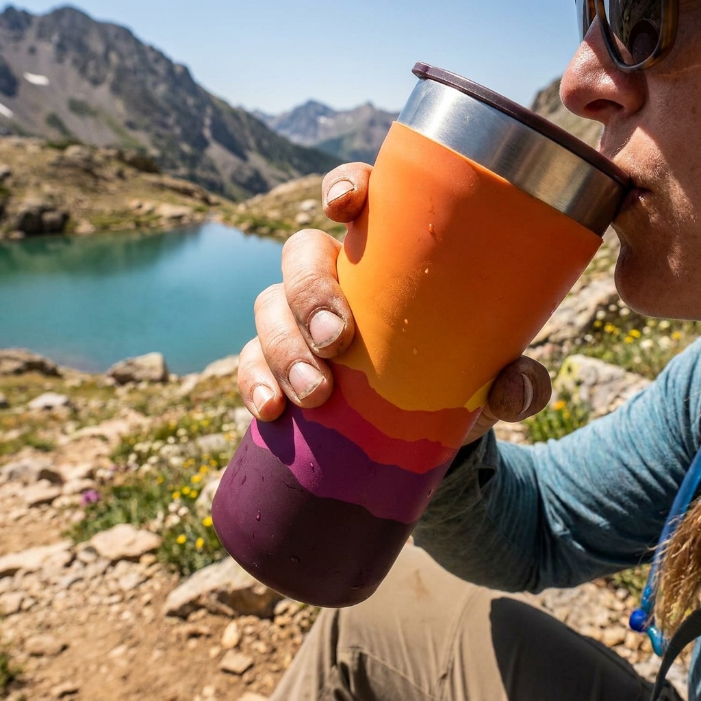 STOJO Collapsible Sports Water Bottle 20oz